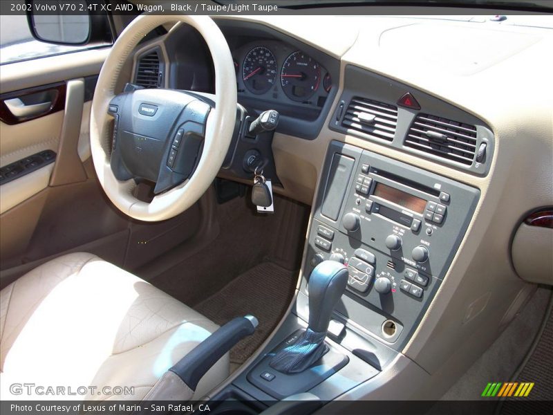 Black / Taupe/Light Taupe 2002 Volvo V70 2.4T XC AWD Wagon