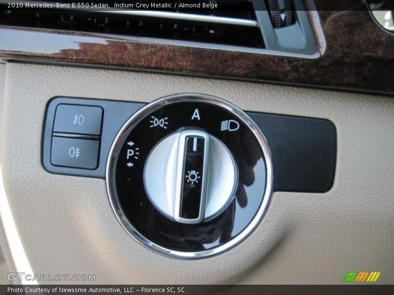 Indium Grey Metallic / Almond Beige 2010 Mercedes-Benz E 550 Sedan