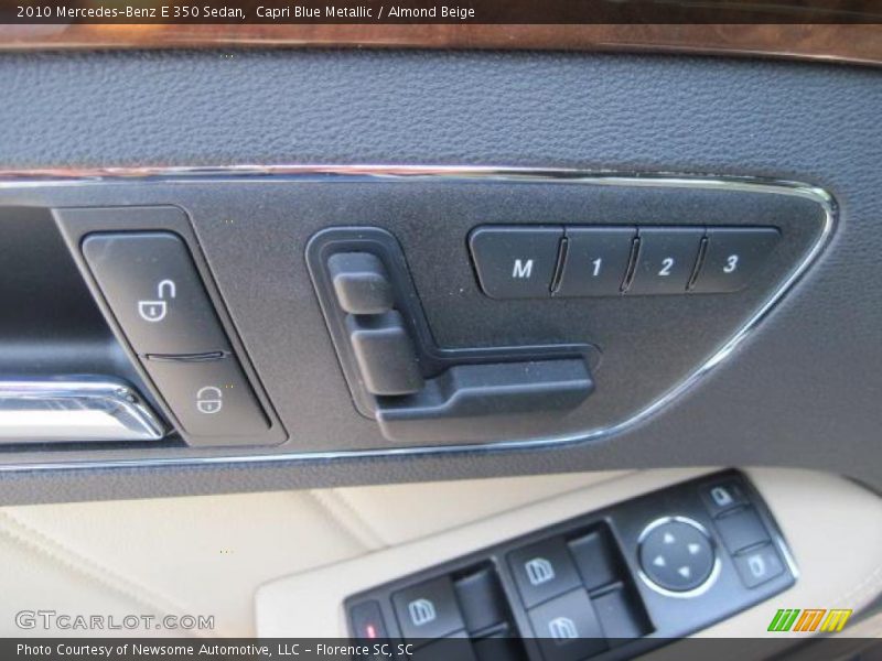 Capri Blue Metallic / Almond Beige 2010 Mercedes-Benz E 350 Sedan
