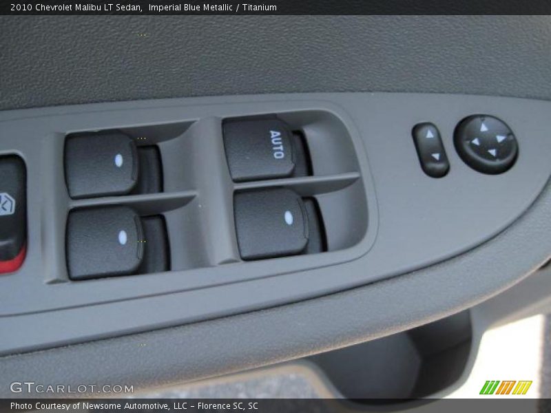 Imperial Blue Metallic / Titanium 2010 Chevrolet Malibu LT Sedan
