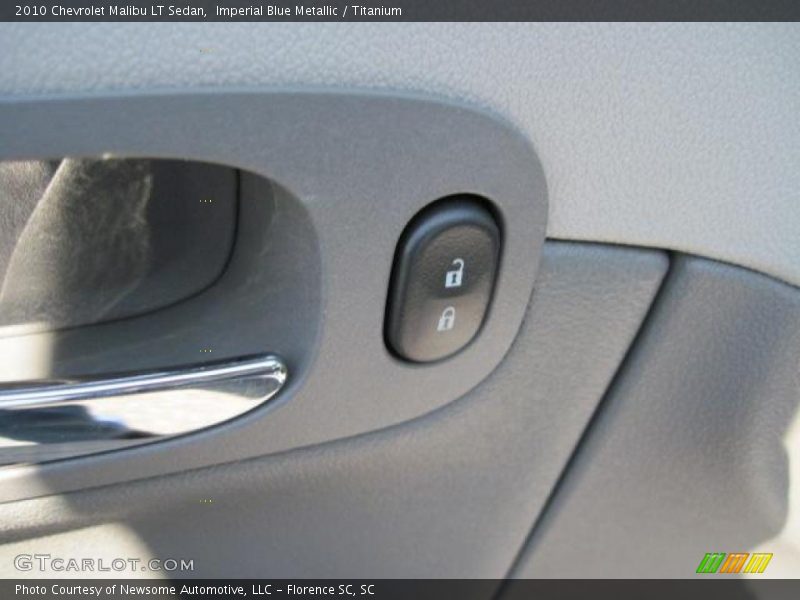 Imperial Blue Metallic / Titanium 2010 Chevrolet Malibu LT Sedan