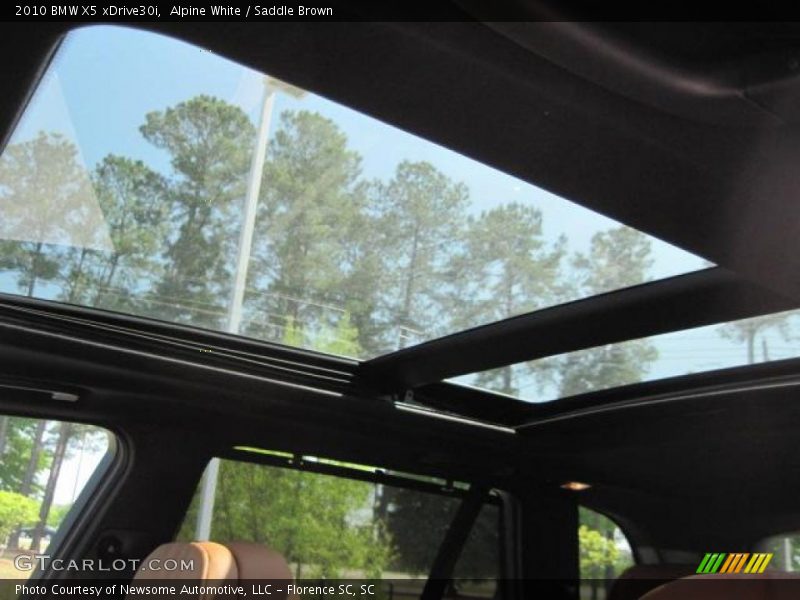 Alpine White / Saddle Brown 2010 BMW X5 xDrive30i