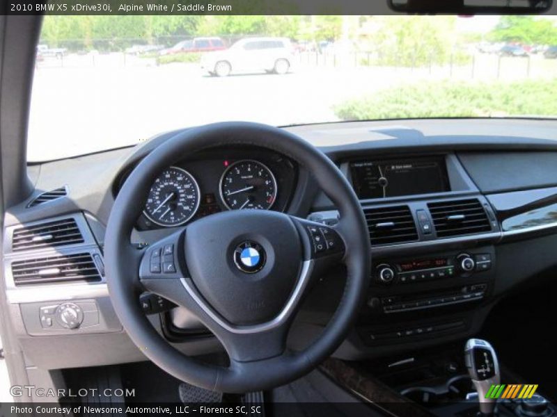 Alpine White / Saddle Brown 2010 BMW X5 xDrive30i