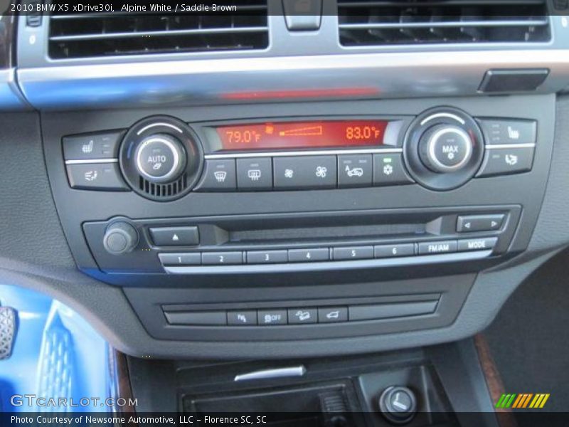 Alpine White / Saddle Brown 2010 BMW X5 xDrive30i