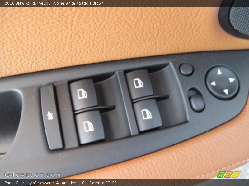 Alpine White / Saddle Brown 2010 BMW X5 xDrive30i