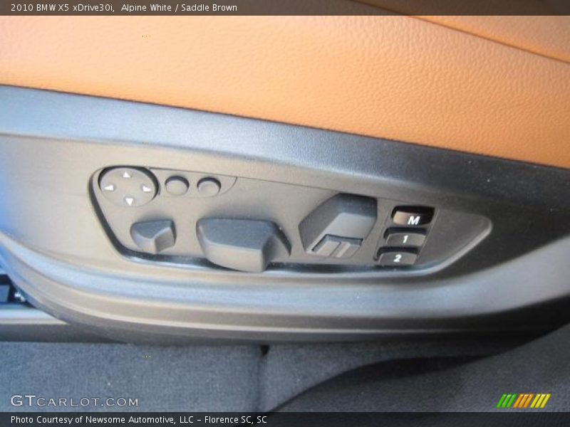 Alpine White / Saddle Brown 2010 BMW X5 xDrive30i