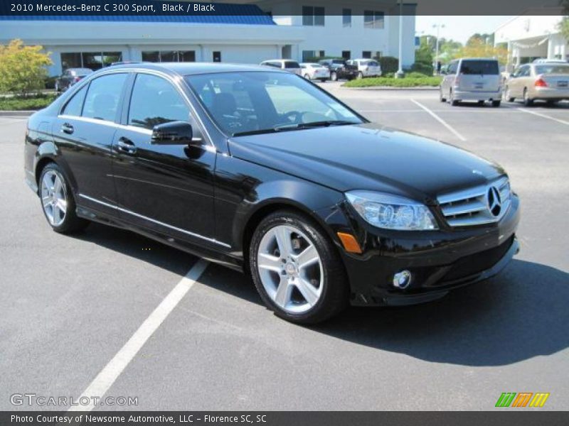 Black / Black 2010 Mercedes-Benz C 300 Sport