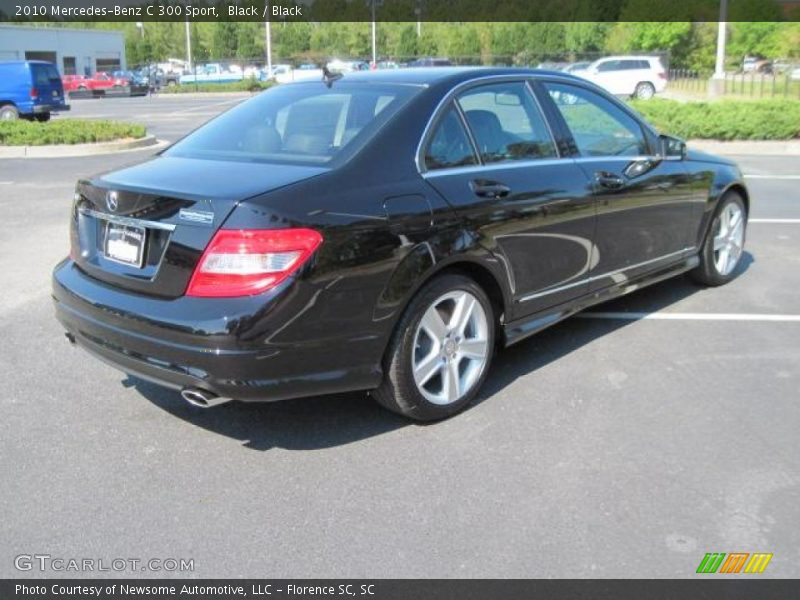 Black / Black 2010 Mercedes-Benz C 300 Sport