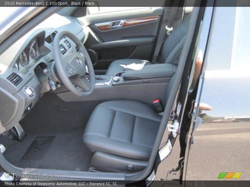 Black / Black 2010 Mercedes-Benz C 300 Sport