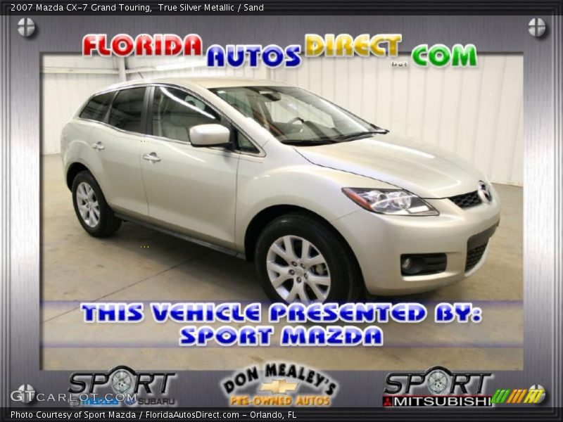 True Silver Metallic / Sand 2007 Mazda CX-7 Grand Touring