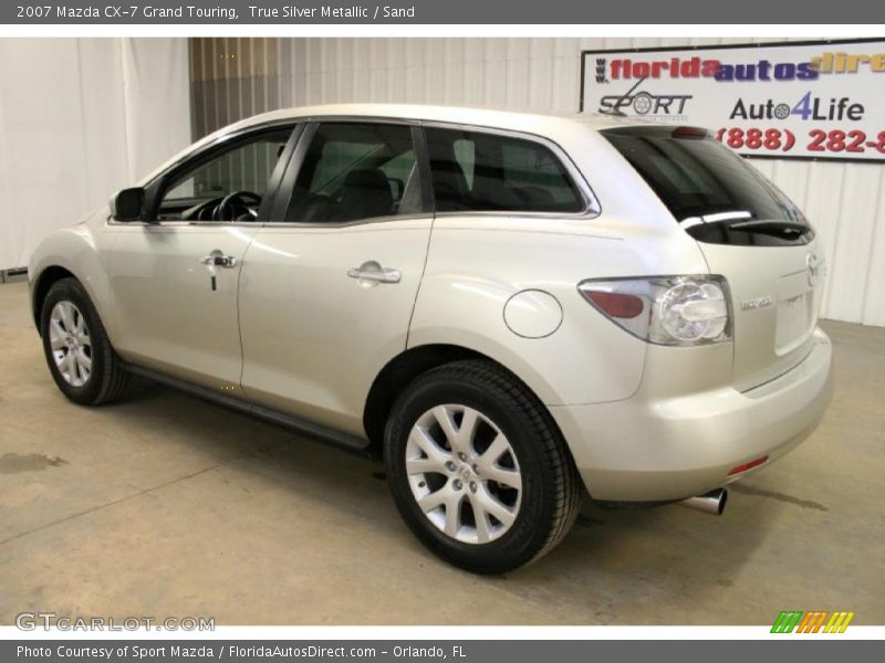True Silver Metallic / Sand 2007 Mazda CX-7 Grand Touring