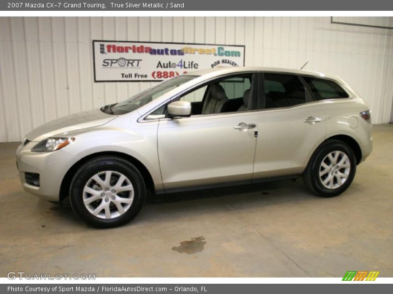 True Silver Metallic / Sand 2007 Mazda CX-7 Grand Touring