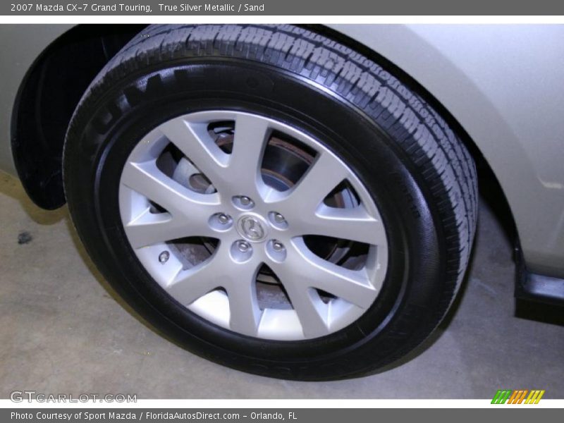 True Silver Metallic / Sand 2007 Mazda CX-7 Grand Touring