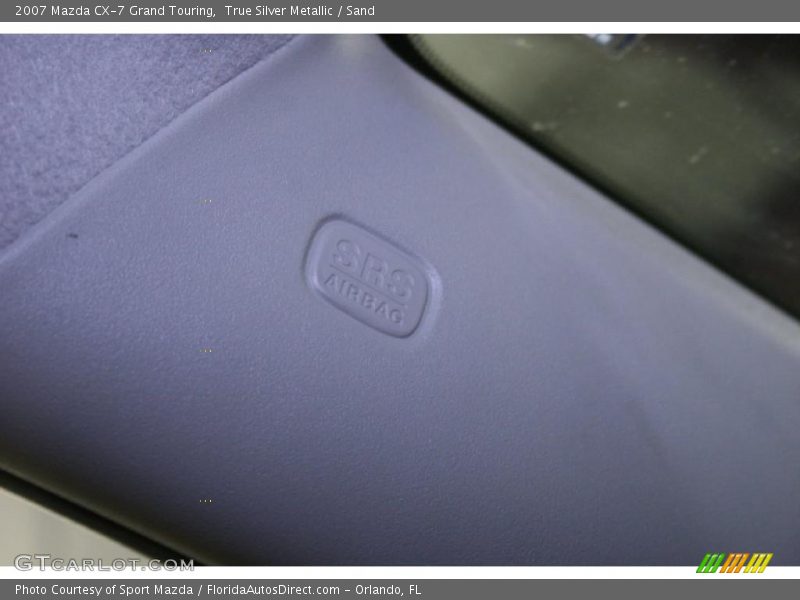 True Silver Metallic / Sand 2007 Mazda CX-7 Grand Touring