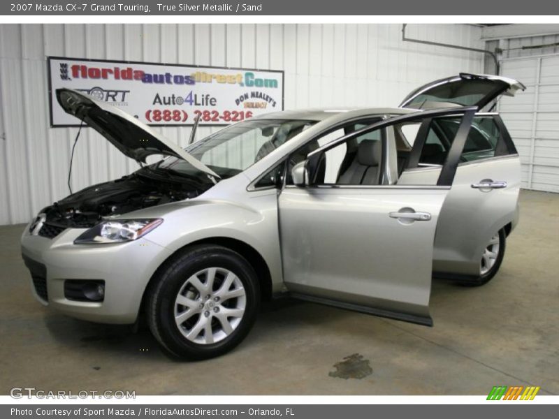 True Silver Metallic / Sand 2007 Mazda CX-7 Grand Touring