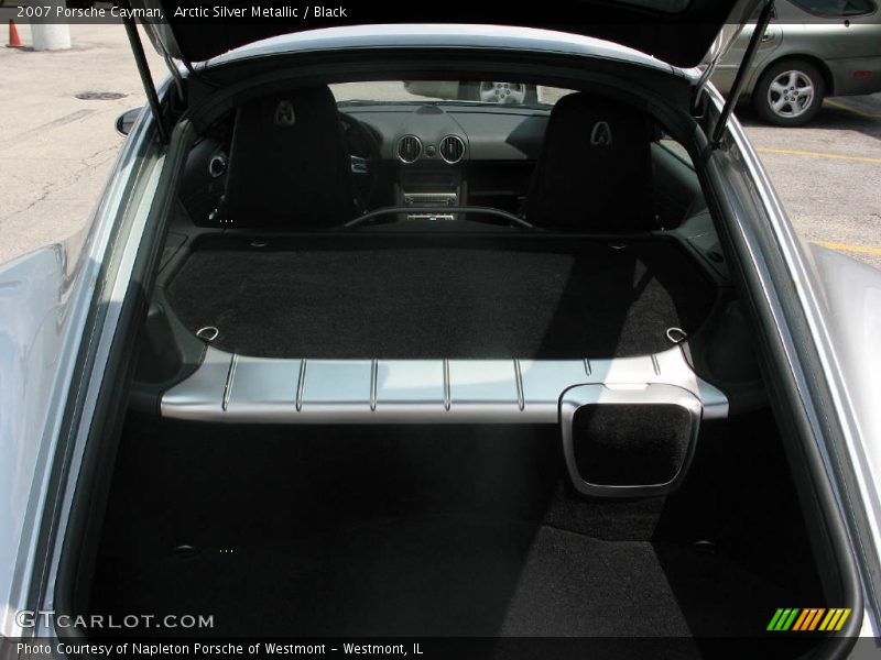 Arctic Silver Metallic / Black 2007 Porsche Cayman