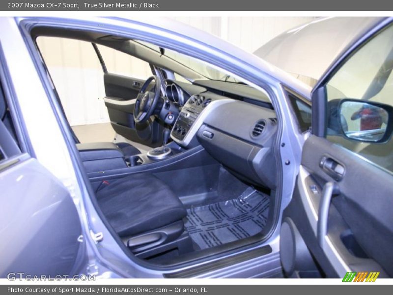 True Silver Metallic / Black 2007 Mazda CX-7 Sport