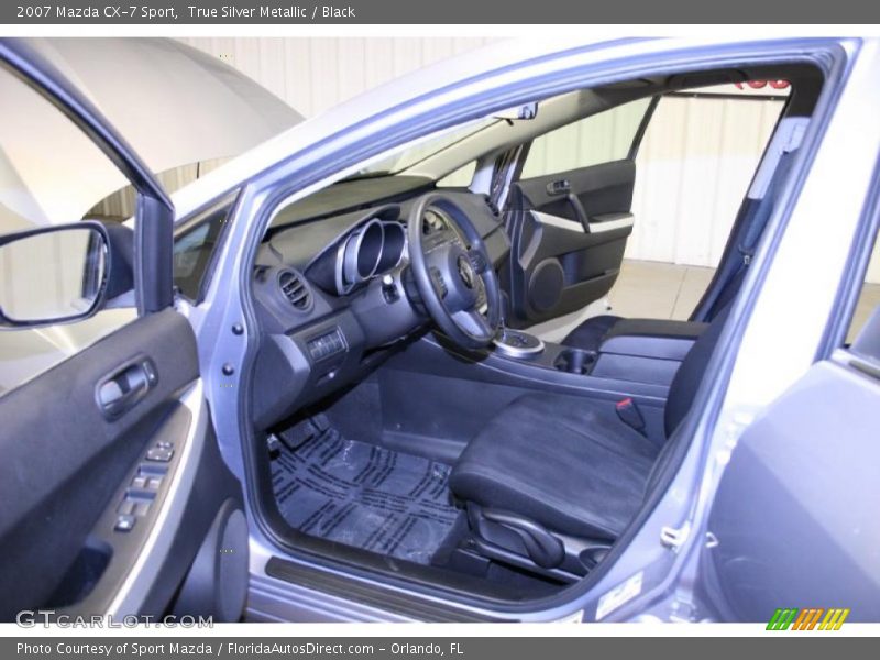 True Silver Metallic / Black 2007 Mazda CX-7 Sport