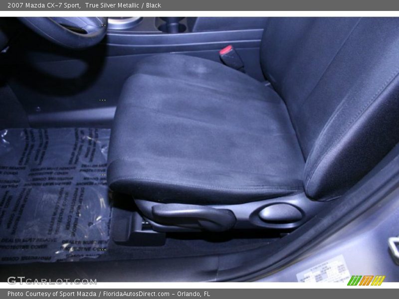 True Silver Metallic / Black 2007 Mazda CX-7 Sport