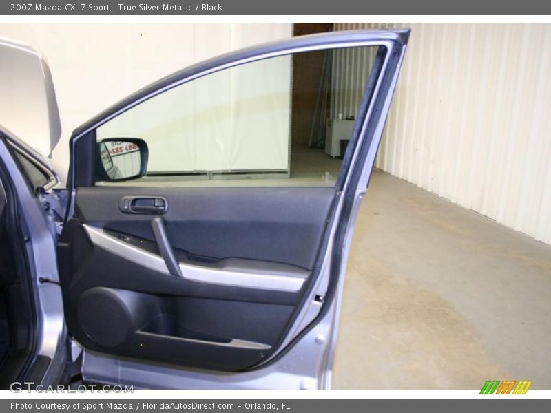 True Silver Metallic / Black 2007 Mazda CX-7 Sport