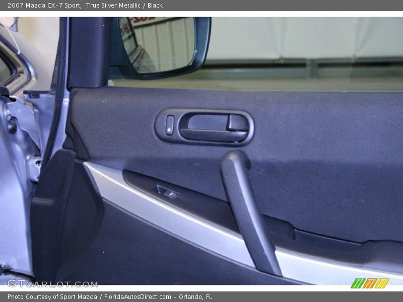 True Silver Metallic / Black 2007 Mazda CX-7 Sport