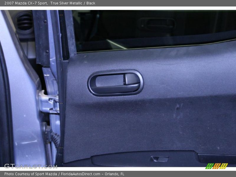 True Silver Metallic / Black 2007 Mazda CX-7 Sport