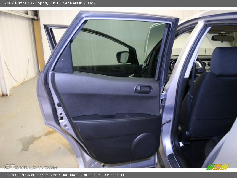 True Silver Metallic / Black 2007 Mazda CX-7 Sport