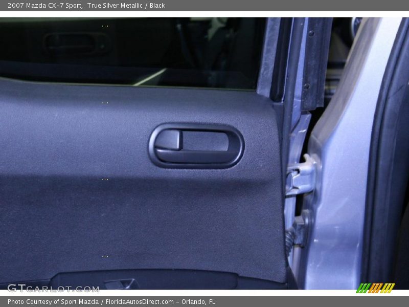 True Silver Metallic / Black 2007 Mazda CX-7 Sport