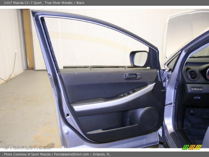 True Silver Metallic / Black 2007 Mazda CX-7 Sport