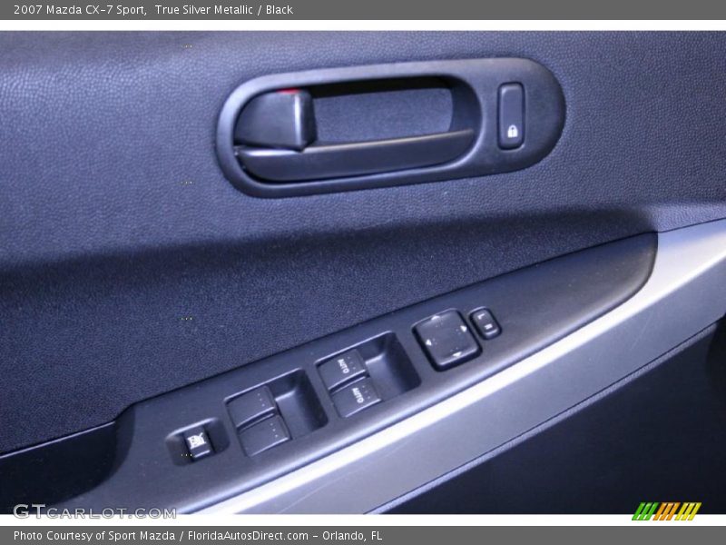 True Silver Metallic / Black 2007 Mazda CX-7 Sport