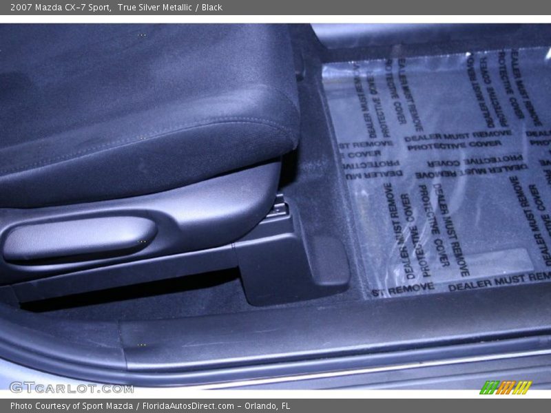 True Silver Metallic / Black 2007 Mazda CX-7 Sport