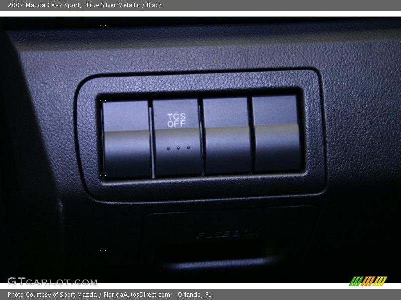 True Silver Metallic / Black 2007 Mazda CX-7 Sport