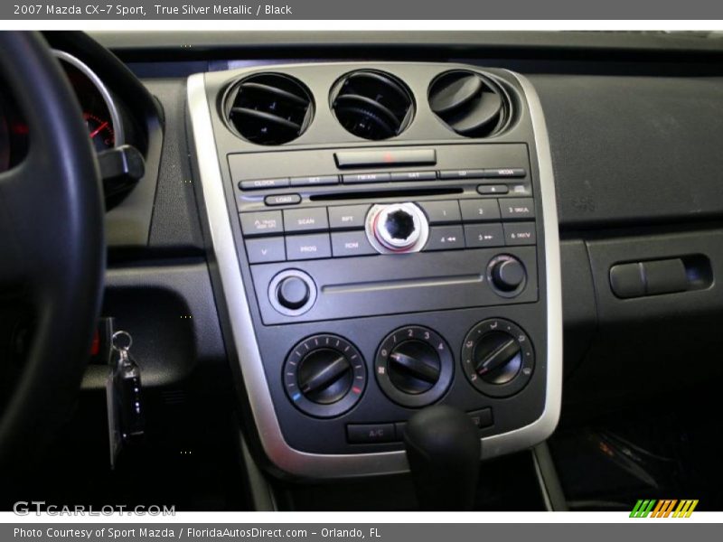 True Silver Metallic / Black 2007 Mazda CX-7 Sport