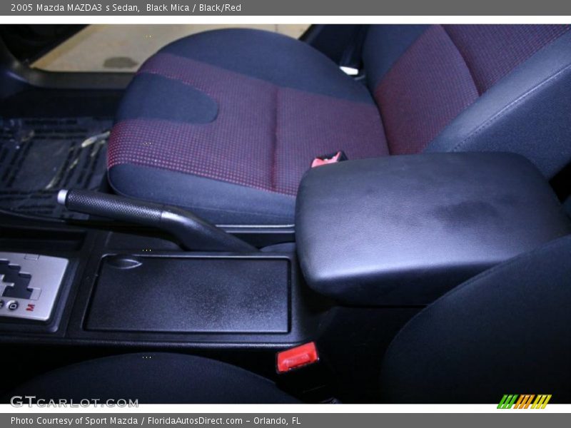 Black Mica / Black/Red 2005 Mazda MAZDA3 s Sedan