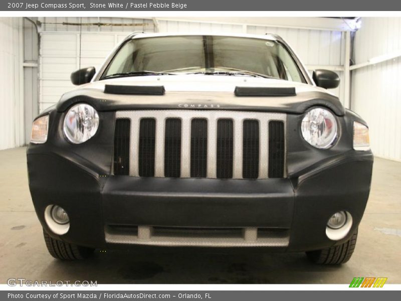 Stone White / Pastel Pebble Beige 2007 Jeep Compass Sport