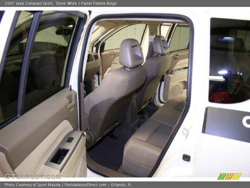 Stone White / Pastel Pebble Beige 2007 Jeep Compass Sport