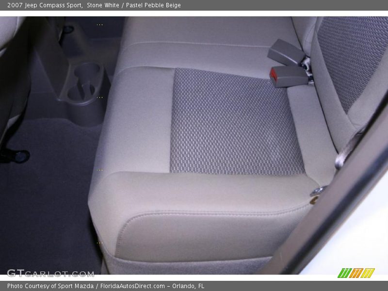 Stone White / Pastel Pebble Beige 2007 Jeep Compass Sport