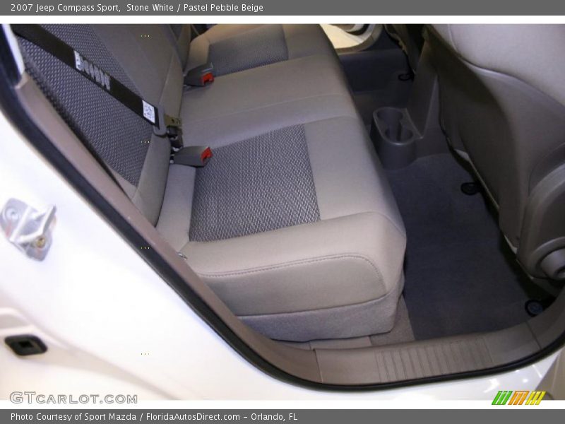 Stone White / Pastel Pebble Beige 2007 Jeep Compass Sport