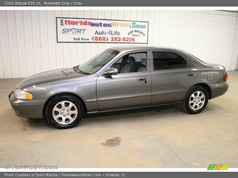 Moonlight Gray / Gray 2002 Mazda 626 LX