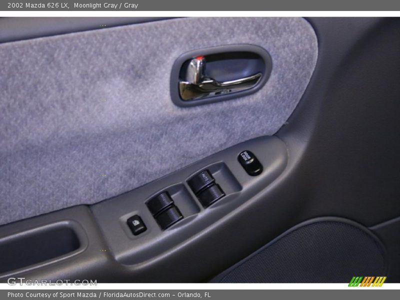 Moonlight Gray / Gray 2002 Mazda 626 LX