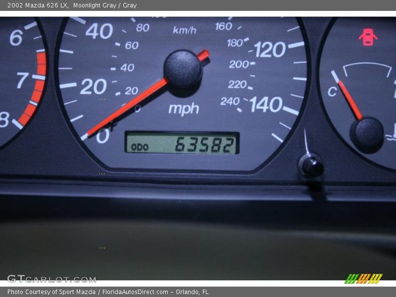 Moonlight Gray / Gray 2002 Mazda 626 LX