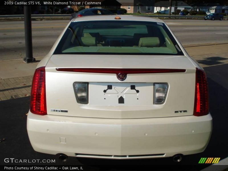 White Diamond Tricoat / Cashmere 2009 Cadillac STS V6