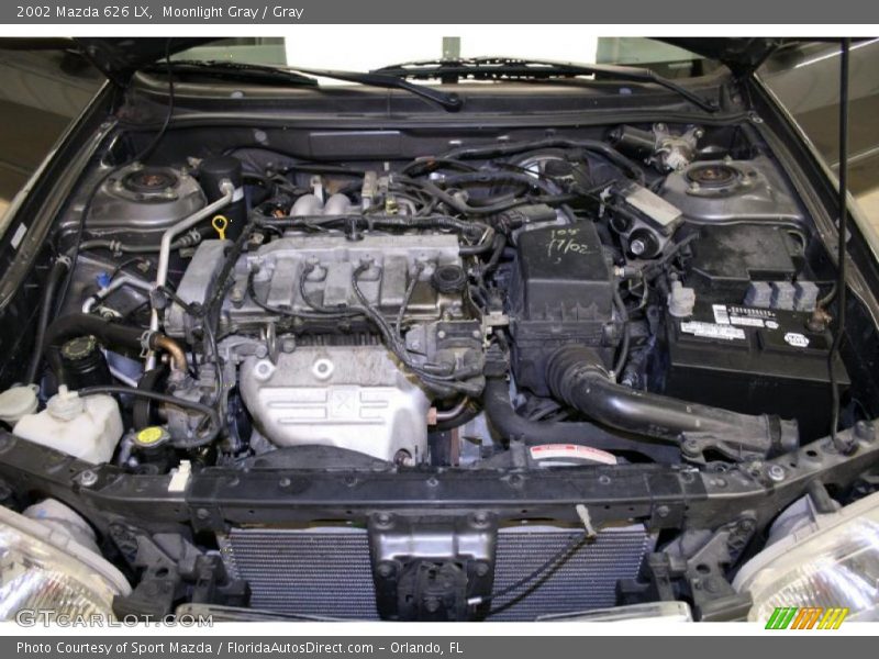 Moonlight Gray / Gray 2002 Mazda 626 LX