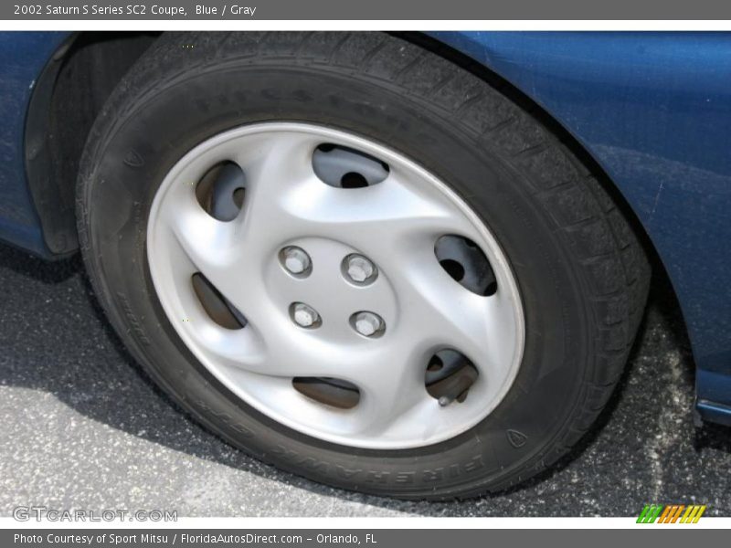 Blue / Gray 2002 Saturn S Series SC2 Coupe