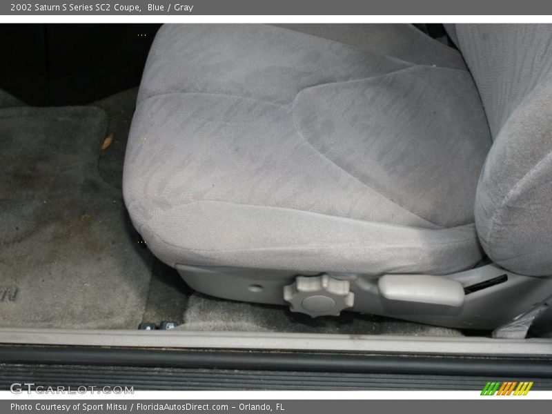 Blue / Gray 2002 Saturn S Series SC2 Coupe
