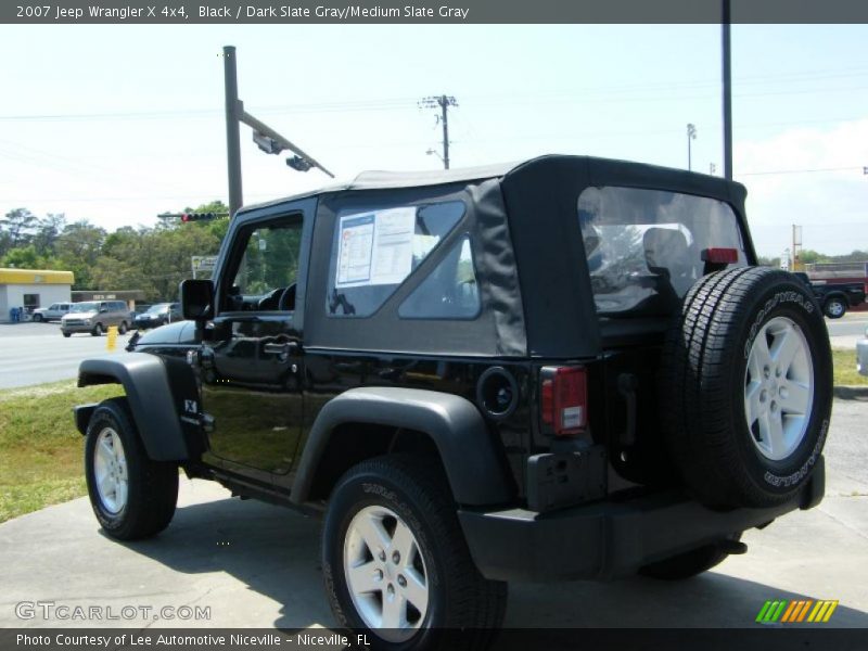 Black / Dark Slate Gray/Medium Slate Gray 2007 Jeep Wrangler X 4x4