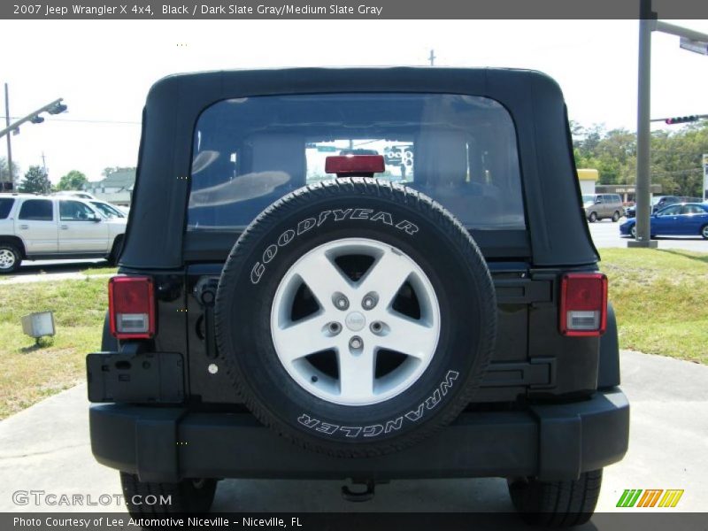 Black / Dark Slate Gray/Medium Slate Gray 2007 Jeep Wrangler X 4x4
