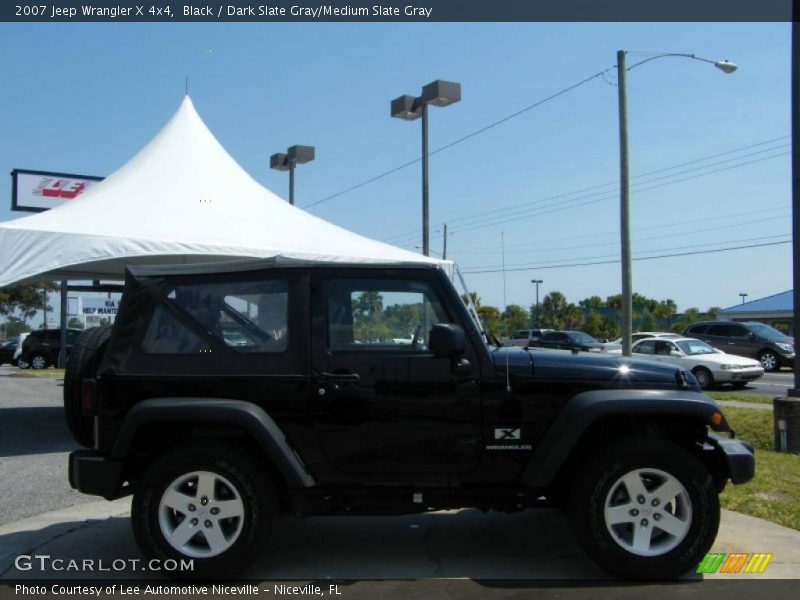 Black / Dark Slate Gray/Medium Slate Gray 2007 Jeep Wrangler X 4x4