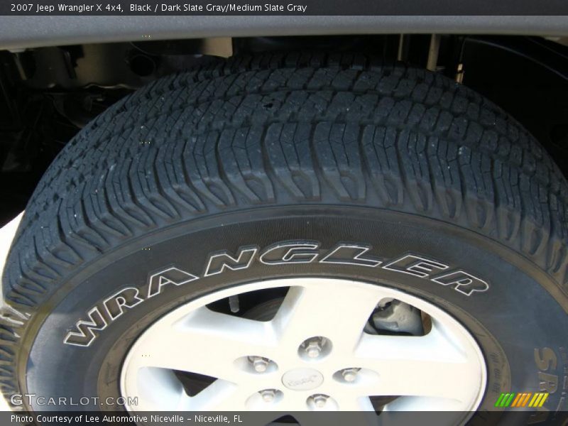 Black / Dark Slate Gray/Medium Slate Gray 2007 Jeep Wrangler X 4x4