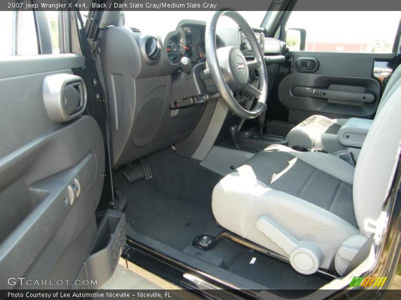 Black / Dark Slate Gray/Medium Slate Gray 2007 Jeep Wrangler X 4x4